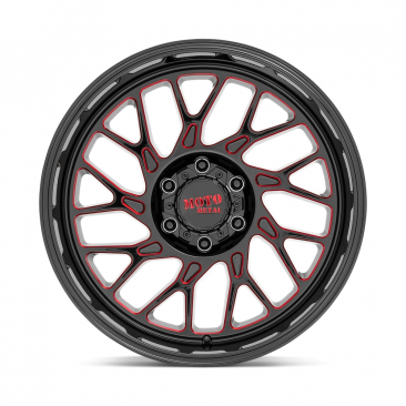 Moto Metal MO805  Black Milled Red