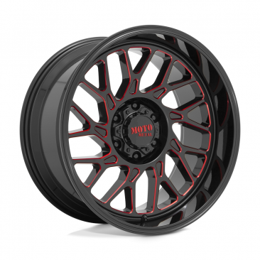 Moto Metal MO805  Black Milled Red