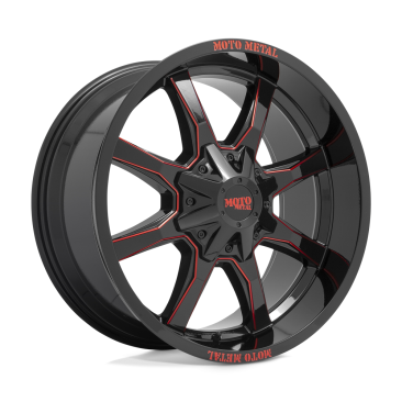 Moto Metal MO970  G-blk Milled Red Moto Metal Lp