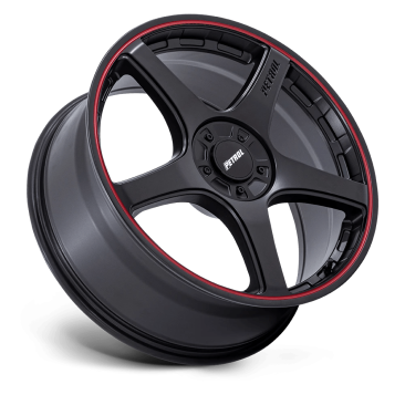 Petrol PE003 P2E  Matte Black W/ Red Lip