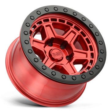 Black Rhino RENO  Candy Red W Black Ring & Bolts