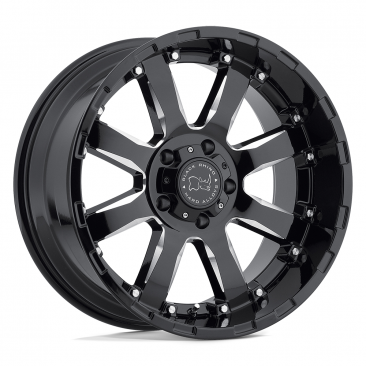 Black Rhino SIERRA  Black Milled Spoke