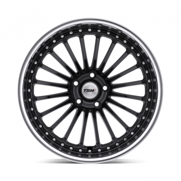 TSW SILVERSTONE  Gloss Black w Machined Lip