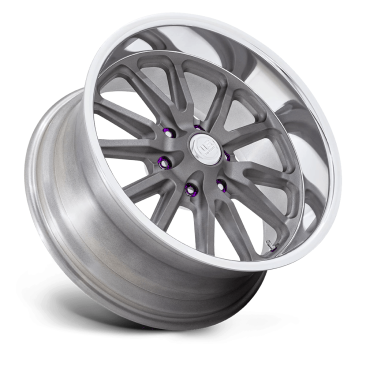US Mag UC145 RAMBLER 6  Matte Gunmetal Diamond Cut Lip
