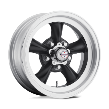 American Racing VN105 TORQ THRUST D  Satin  Black W/ Machined Lip