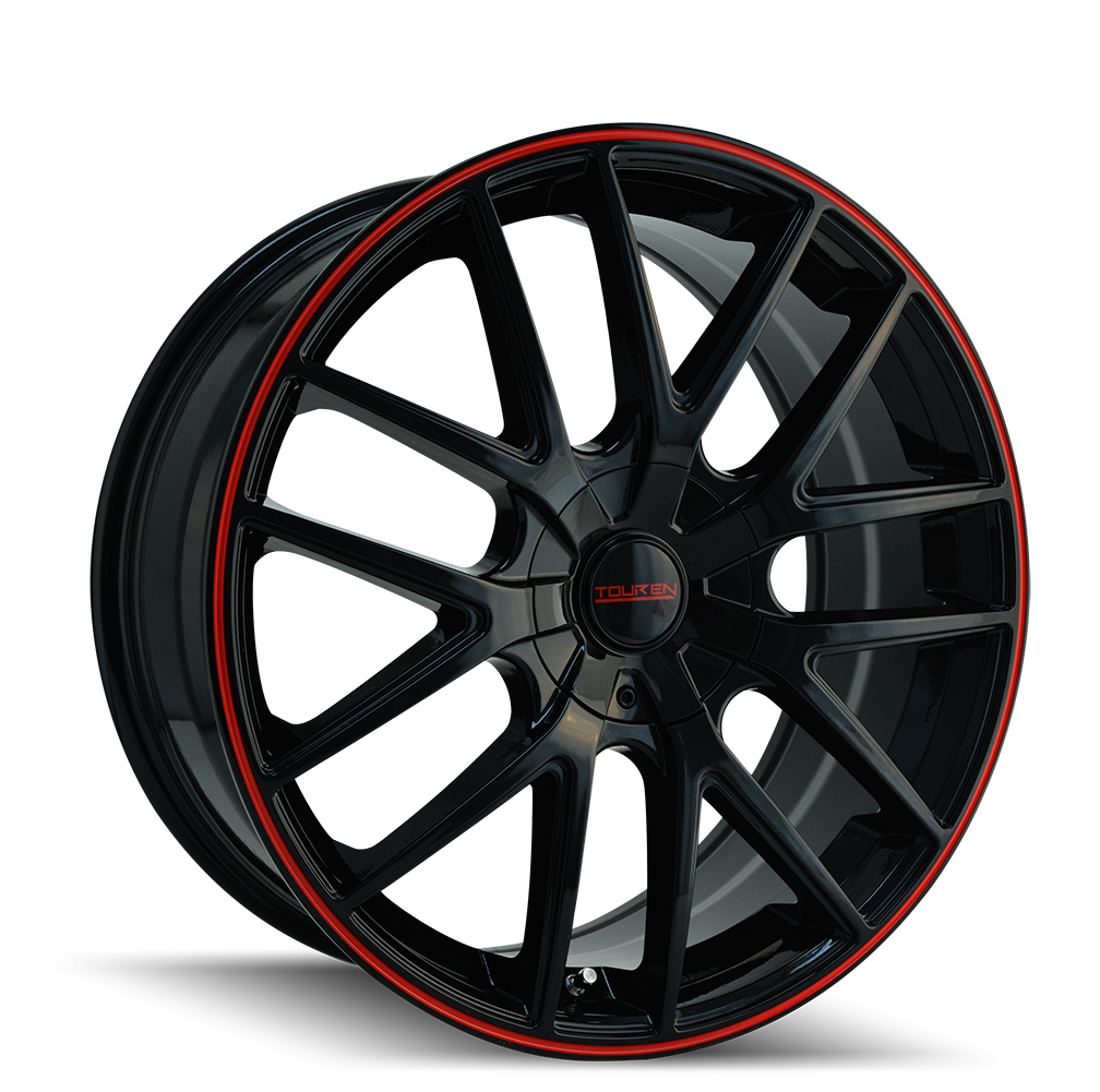 Touren 3260 TR60  Black with Red Wheels