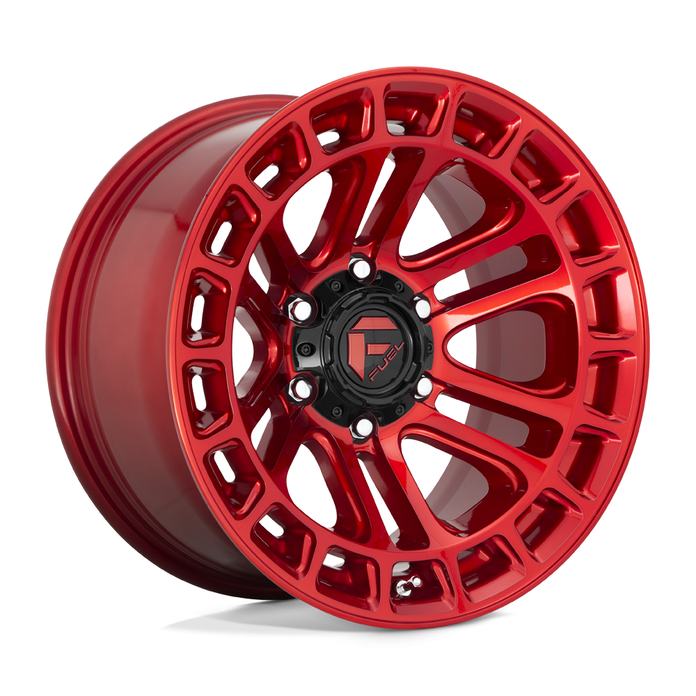 Fuel Wheel D719 HEATER Red - 20x10 - 6x139.7 Bolt Pattern - -18 Offset Rims