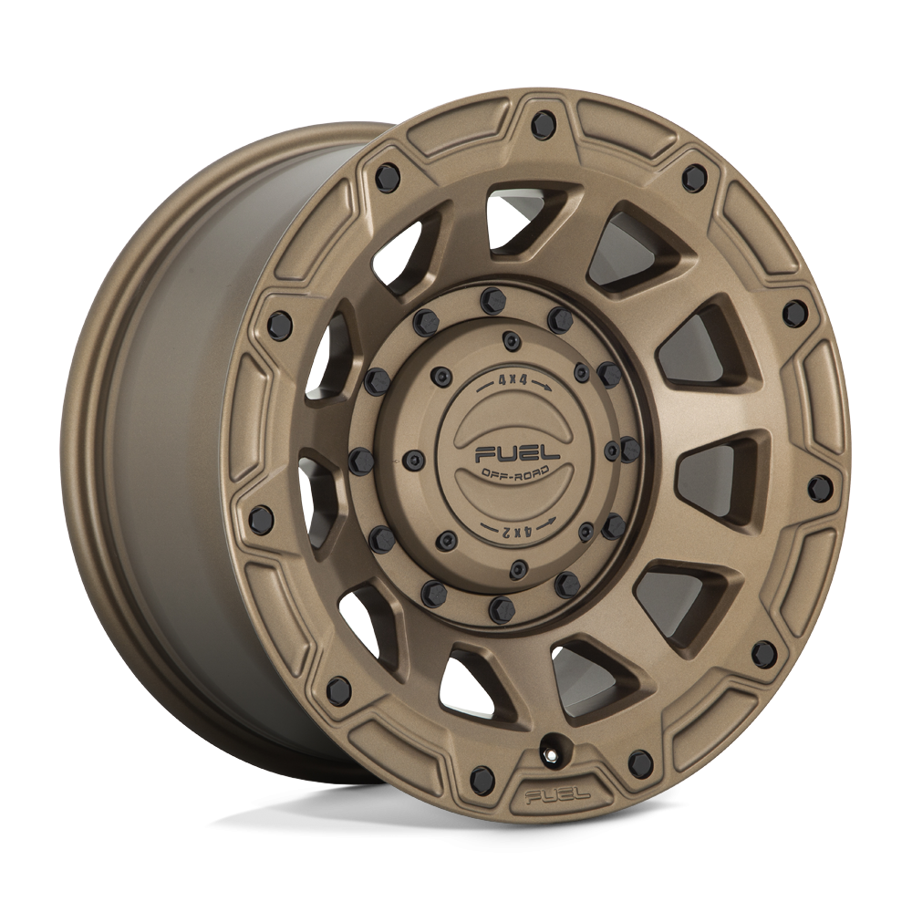 Fuel Wheel D731 TRACKER Bronze - 20x9 - 5x139.7 Bolt Pattern - 1 Offset Rims