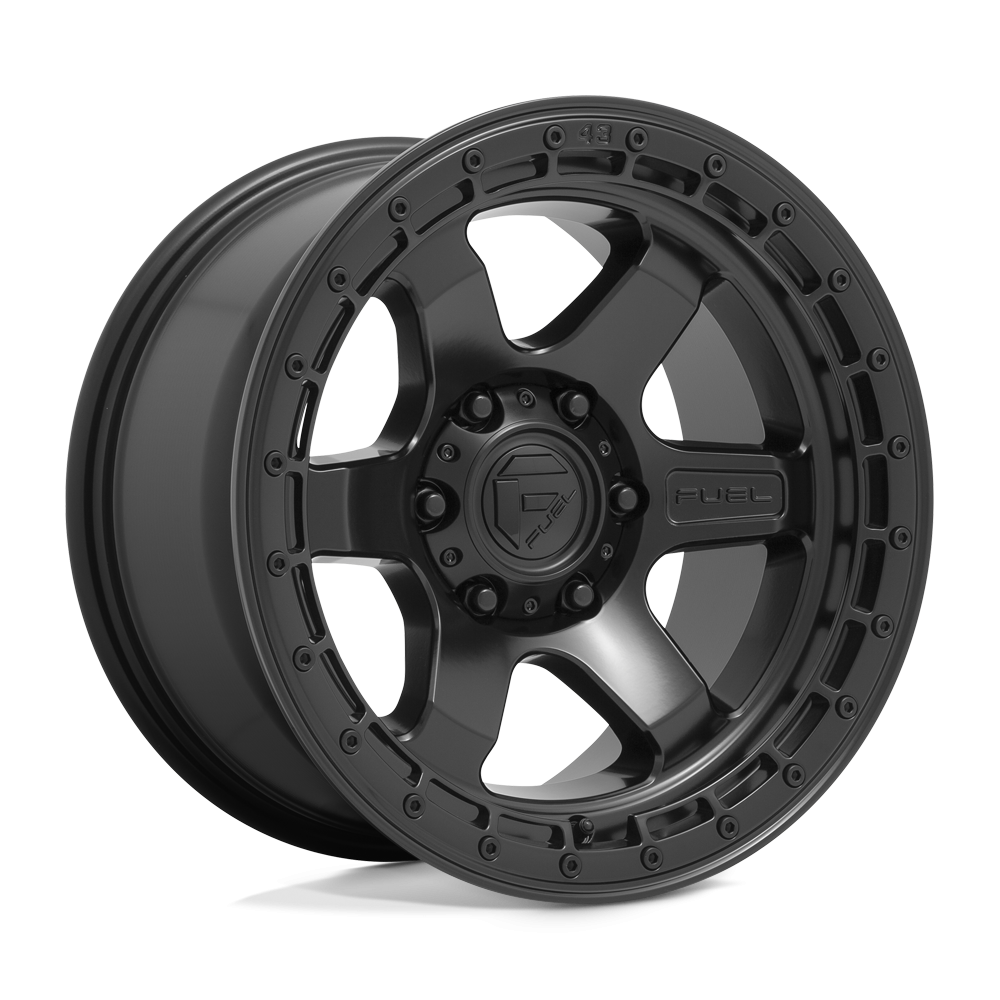 Fuel Wheel D750 BLOCK Matte Black - 17x9 - 6x135 Bolt Pattern - 1 Offset Rims
