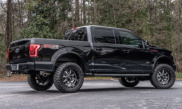 Moto Metal MO970 Gray Wheels on Ford Raptor